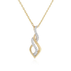Collana in argento con Diamante I3 (J)