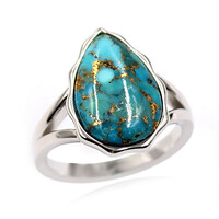 Anello in argento con Turchese Ramato Blu (Faszination Türkis)