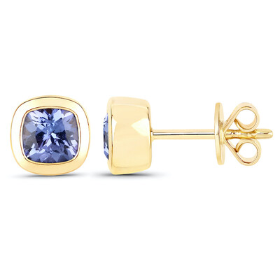 Orecchini in oro con Tanzanite