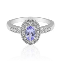 Anello in argento con Tanzanite