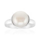 Anello in argento con Perla d'Acqua Dolce Bianca (Michelle Albala)