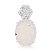 Ciondolo in argento con Agata Glitter
