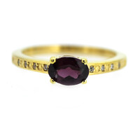 Anello in argento con Rodolite