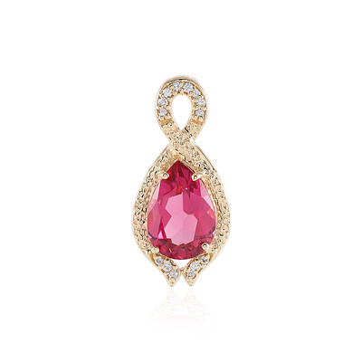 Ciondolo in oro con Rubellite (AMAYANI)
