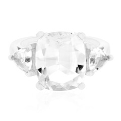 Anello in argento con Quarzo Bianco