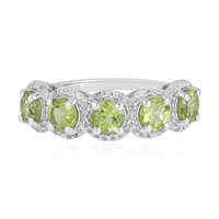 Anello in argento con Peridoto