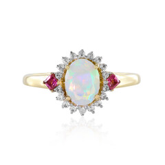 Anello in oro con Opale di Welo