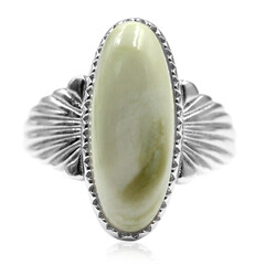 Anello in argento con Serpentino