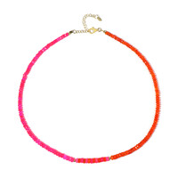 Collana in argento con Opale Arancione d'Etiopia (Riya)