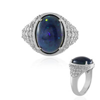 Anello in argento con Opale Mezezo (Adela Silber)