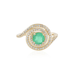 Anello in oro con Smeraldo Russo (de Melo)