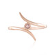 Anello in argento con Tormalina Rosa Nigeriana