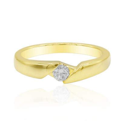 Anello in oro con Diamante VVS2 (F) (adamantes [!])