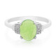 Anello in argento con Crisoprasio Imperiale