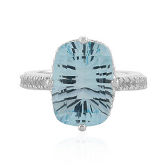 Anello in argento con Topazio Blu Cielo