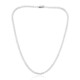 Collana in argento con Topazio Bianco