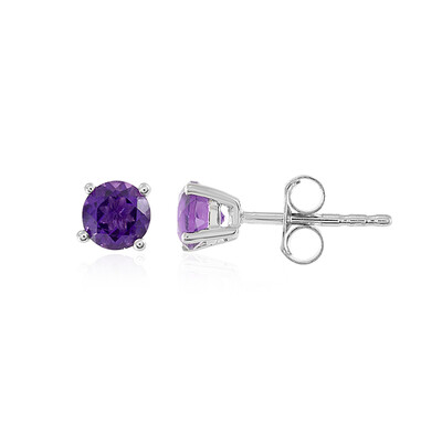 Orecchini in argento con Ametista Zambiana