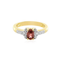 Anello in argento con Zircone Rosa