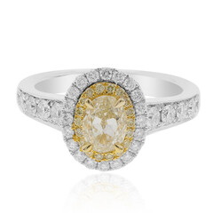 Anello in oro con Diamante Giallo SI1 (CIRARI)