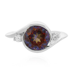 Anello in argento con Topazio Mistico Siena