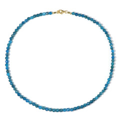 Collana in argento con Apatite Blu Neon
