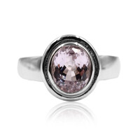 Anello in argento con Kunzite Brasiliana