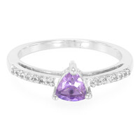 Anello in argento con Ametista Rose de France