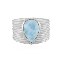 Anello in argento con Larimar