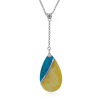 Collana in argento con Gemme miste