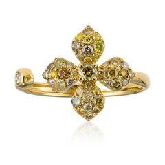 Anello in oro con Diamante Fancy SI2 (CIRARI)