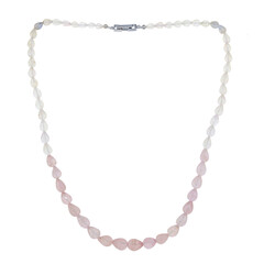 Collana in argento con Morganite
