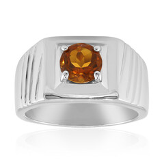 Anello in argento con Citrino Madeira