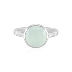 Anello in argento con Calcedonio Acqua
