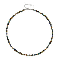 Collana in argento con Malachite Azzurrite