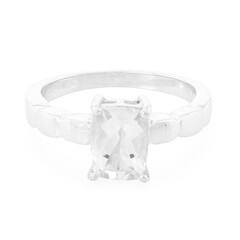 Anello in argento con Goshenite