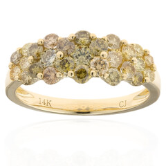 Anello in oro con Diamante Fancy SI2 (CIRARI)