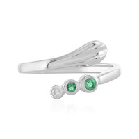 Anello in argento con Smeraldo Etiope