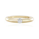 Anello in oro con Diamante IF (G) (de Melo)