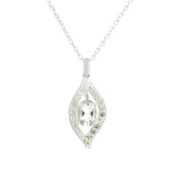 Collana in argento con Ametista Verde