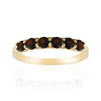Anello in argento con Granato