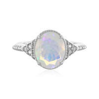 Anello in argento con Opale di Welo
