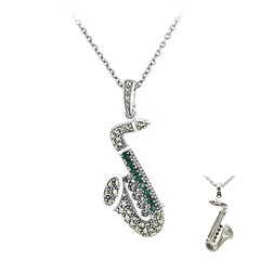 Collana in argento con Smeraldo