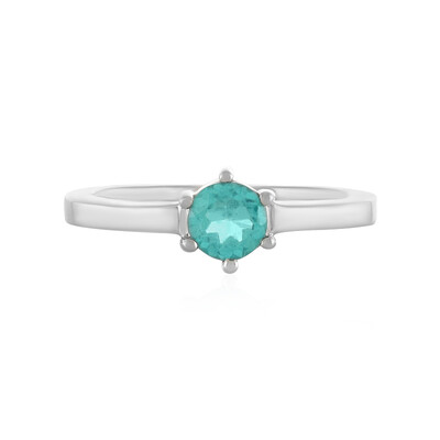 Anello in argento con Apatite Blu