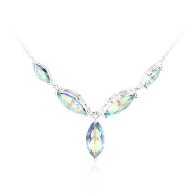 Collana in argento con Quarzo Mistico Blu