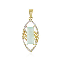 Ciondolo in argento con Opale Paraiba