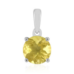 Ciondolo in argento con Fluorite Gialla