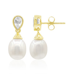 Orecchini in argento con Perla di Acqua Dolce (TPC)
