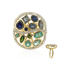 Anello in oro con Smeraldo Russo (Adela Gold)