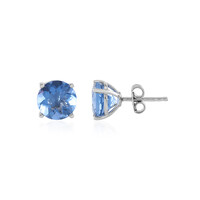Orecchini in argento con Fluorite Cangiante
