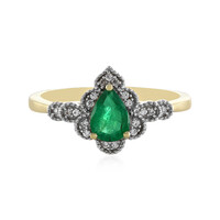 Anello in oro con Smeraldo Zambia (Adela Gold)